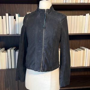 Evereve Peyton Jensen Grey Utility Moto Jacket